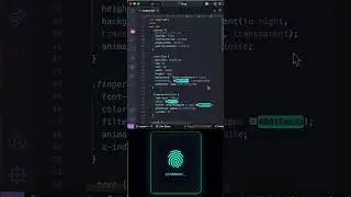 Finger Print Scanning Animation 
