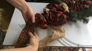 Ribbon Wreath  Tutorial