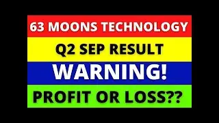 63 Moons ने पकड़ी रफ़्तार?| 15% 5 दिन में?| Next Level?| Full Stock Analysis&More #sharemarketstalker