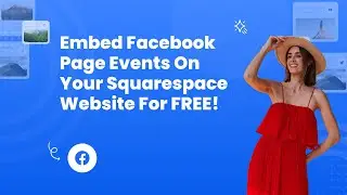 How to embed Facebook page events on Squarespace?