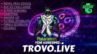 Artık TROVO'live'dayız! Yarın ilk yayınımız 