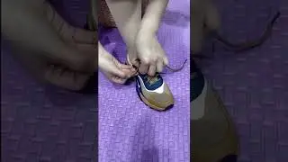 Long Life Learning how to tie shoelace 
