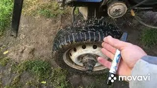 How to calculate the gear ratio and select sprockets for a four-wheel drive mototractor