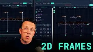 Analysing 2D planar frames | Structure Bench by EngineeringSkills