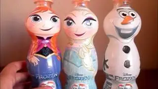 Garrafinhas Frozen - Garrafinhas divertidas!!!