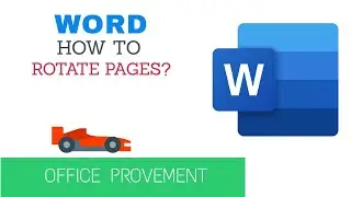 Word   How to rotate pages