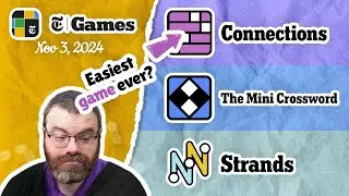 NYT Connections, Mini Crossword, and Strands | Nov 3, 2024