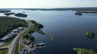 Flying over Savonlinna, Eastern Finland 11.6.23 III