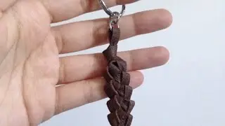 Make a Woven Leather Key Fob - DIY Crafts - Guidecentral