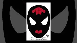 Python Turtle Graphics - 47 ||  Spider Man || Art by Code #shorts