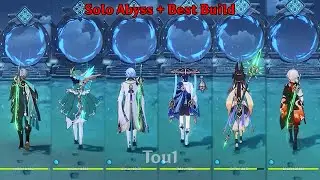 Every Character Solo 3.4 Abyss | Best Abyss Build Genshin Impact