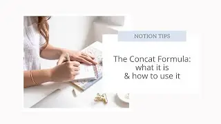 How to use the concat formula