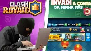 INVADI a CONTA da MINHA MÃE no CLASH ROYALE e DEU RUIM!! - Clash Royale