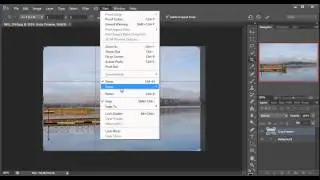 Как кадрировать снимок и выровнять горизонт в PhotoShop