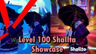 Level 100 Shallta Showcase Anime Adventure - Roblox