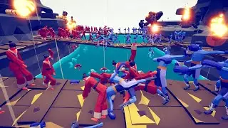 CHAMPIONSHIP BETWEEN TWO BATTLESHIPS - UNIT vs UNIT - Totally Accurate Battle Simulator TABS