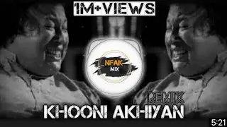 khooni akhiyan nusrat fateh ali khan Remix ( NFAK ) #nfak #qawali_status #qawali #bassboosted