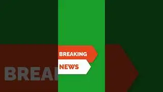 Breaking News - Green Screen Short