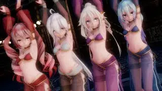 【MMD】BLACKPINK - Don't Know What To Do【Teto Haku IA Miku】Arabian Princesses [4K]