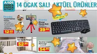 A101 14 OCAK 2021 İNDİRİM KATALOĞU 🌂 A101 ALDIN ALDIN