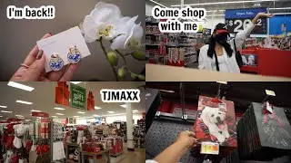 Vlog | Come shop with me at TJMAXX and Walmart! I'm BACK!!