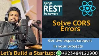 How to Solve CORS error in any Framework like React & Django? | Lets Build Startup: UBprogrammer.com