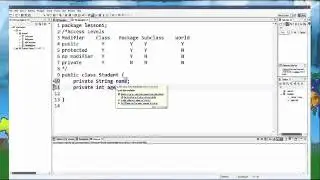 Java Tutorial  23   Public, Private, Protected and this Java Access Modifiers