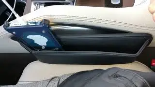Wanfuder Car Van SUV Seat Gap Filler Leather Organizer Storage Automotive Accessories Front Seats