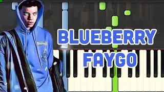 🎹 lil mosey - blueberry faygo (Piano Tutorial Synthesia)❤️♫