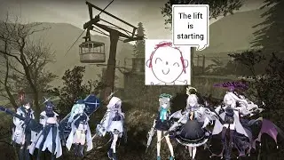 Sensei and Students trip on mount [Yama]