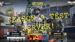 I FINALLY GOT THE TEST SERVER OF CODM SEASON 9!!