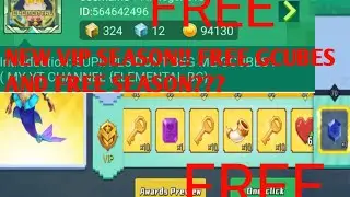 NEW VIP SEASON!! FREE SEASON AND FREE GCUBES!!!!!!!????????????? WOW OMG!!!