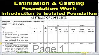 How to find Quantity of P.C.C in foundation.