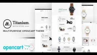 Pav Titanium - Advanced Opencart Theme for Watch & Jewelry | Themeforest Website Templates and