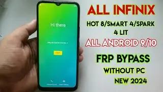 Infinix Hot 8 Frp bypass | Infinix Hot 8/Hot 10/Spark 4 lite/Smart 4 Google Account bypass New 2024|
