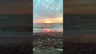 Красивый закат в Сочи
