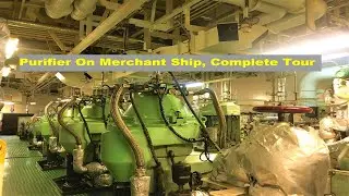 Fuel Oil Seperator/Purifier from Westfalia on Merchant Ship | lube oil purifier parts and functions