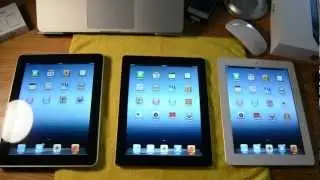 iPad 1, 2, & 3 Comparison!