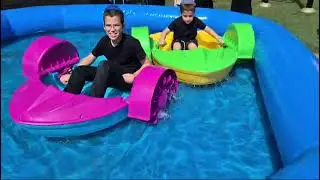 מתנפח בריכת פדלים | מעטפת אירועים - אטרקציות לאירועים