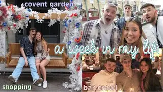 a week in my life (day in london, night out, tiktok moon chair)