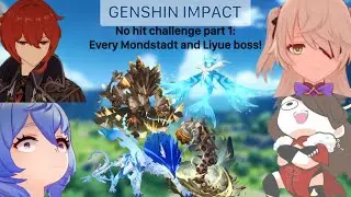 Genshin Impact: Beating every overworld boss without being hit! (All Mondstadt and Liyue bosses)