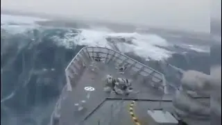 Boats in bad weather