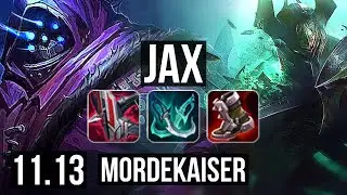 JAX vs MORDEKAISER (TOP) | 14/1/7, 2.2M mastery, Legendary, 600+ games | BR Master | v11.13