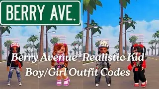 Realistic Kid Boy/Girl Outfit Codes*BERRY AVENUE*
