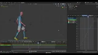 Blender 2.8 - Walking Cycle | RootMotion