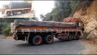 Easy To Handle These Two Trucks in Ghat Section