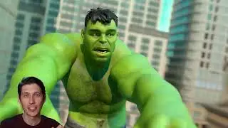 How I Animated LEGO HULK vs Real HULK