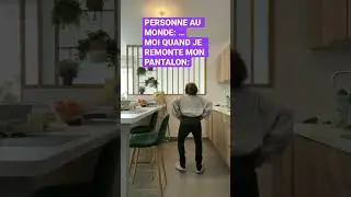 Remonter son pantalon. Qui fait comme moi ? 😂