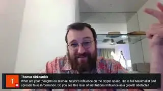 Charles Hoskinson - Thoughts on Michael Saylor's influence on crypto space