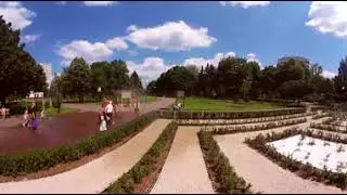 Прогулка по обновленному парку Отрадный в Киеве (360 градусов)